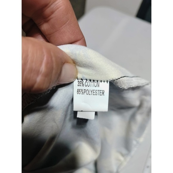 Sunflower print elastic waist casual pants size 3X - Picture 5 of 10